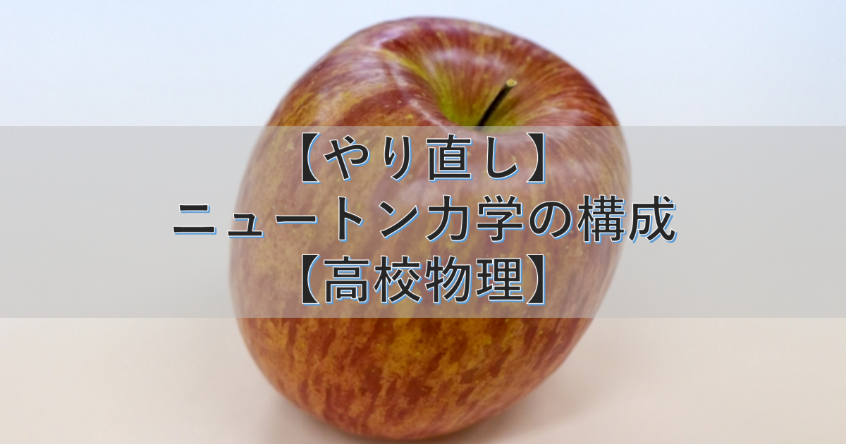 【やり直し】ニュートン力学の構成【高校物理】