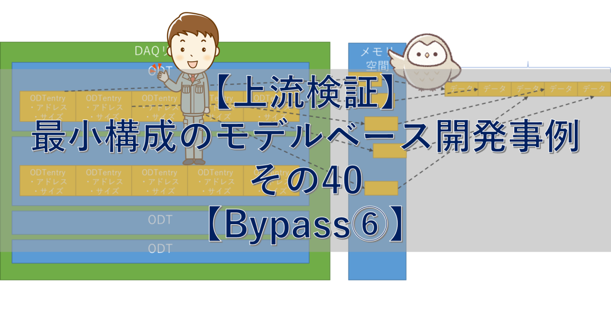 【上流検証】最小構成のモデルベース開発事例 その40【Bypass⑥】