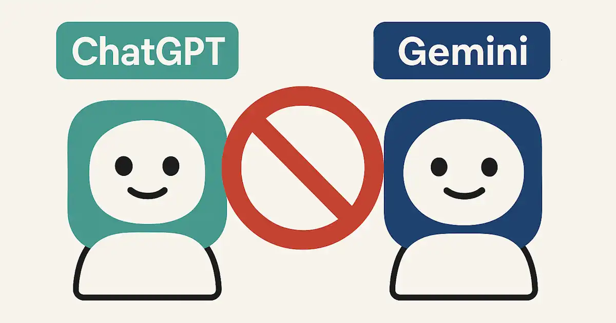 ChatGPTとGeminiの違いは「性能差」より“検索・根拠・提案”の初期設定：体感 → 仮説 → パラメータ分解 → おもちゃモデル