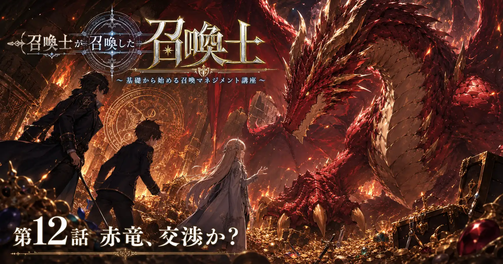 召喚士が召喚した召喚士～基礎から始める召喚マネジメント講座～　第12話　赤竜、交渉か？