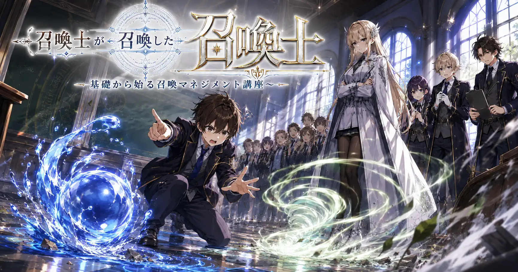 召喚士が召喚した召喚士～基礎から始める召喚マネジメント講座～　第2話　教室に小さな台風