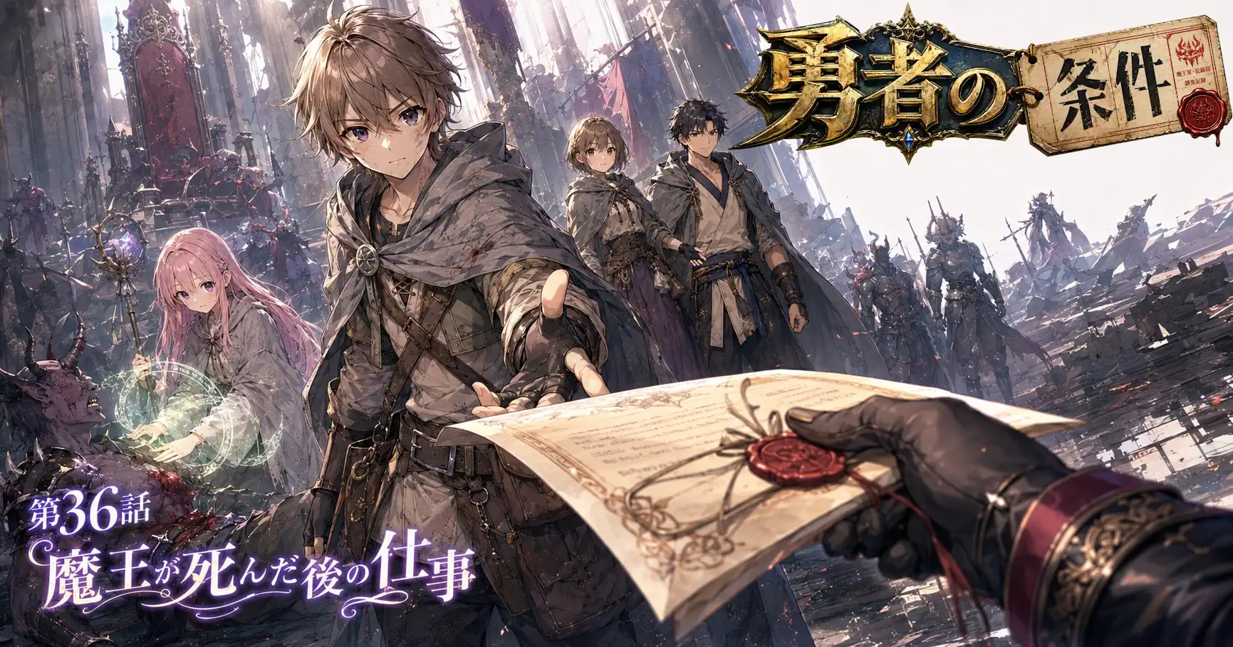 勇者の条件　第36話　魔王が死んだ後の仕事