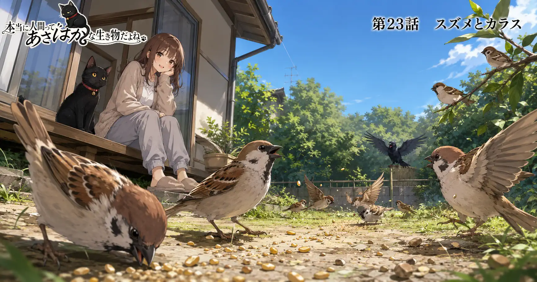 本当に人間ってあさはかな生き物だよね　第23話　スズメとカラス