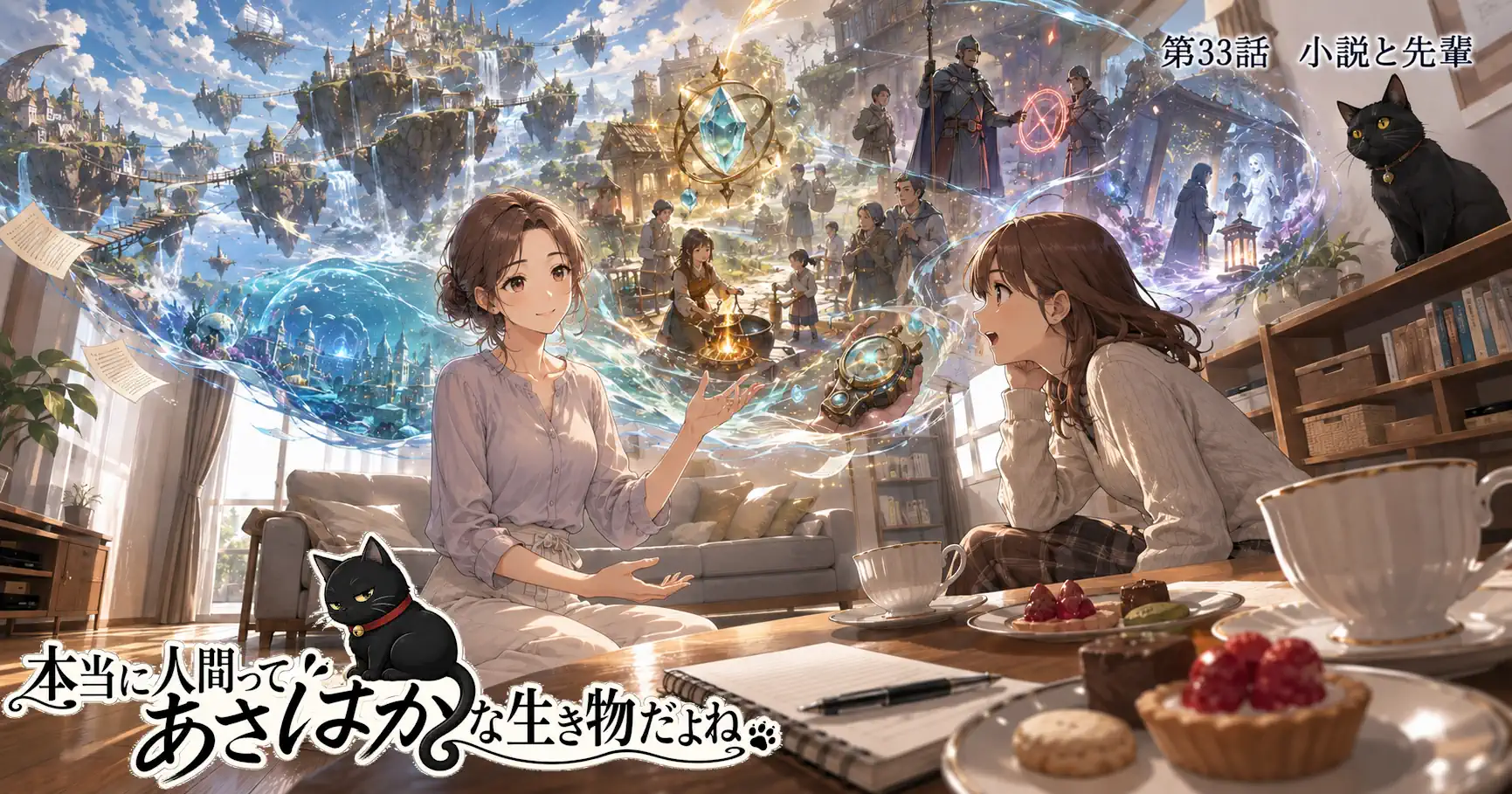 本当に人間ってあさはかな生き物だよね　第33話　小説と先輩