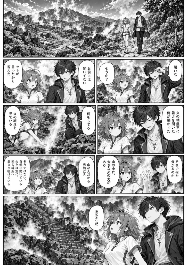 火の山へ