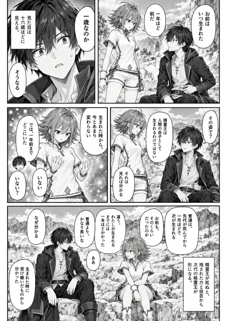 一年前の誕生