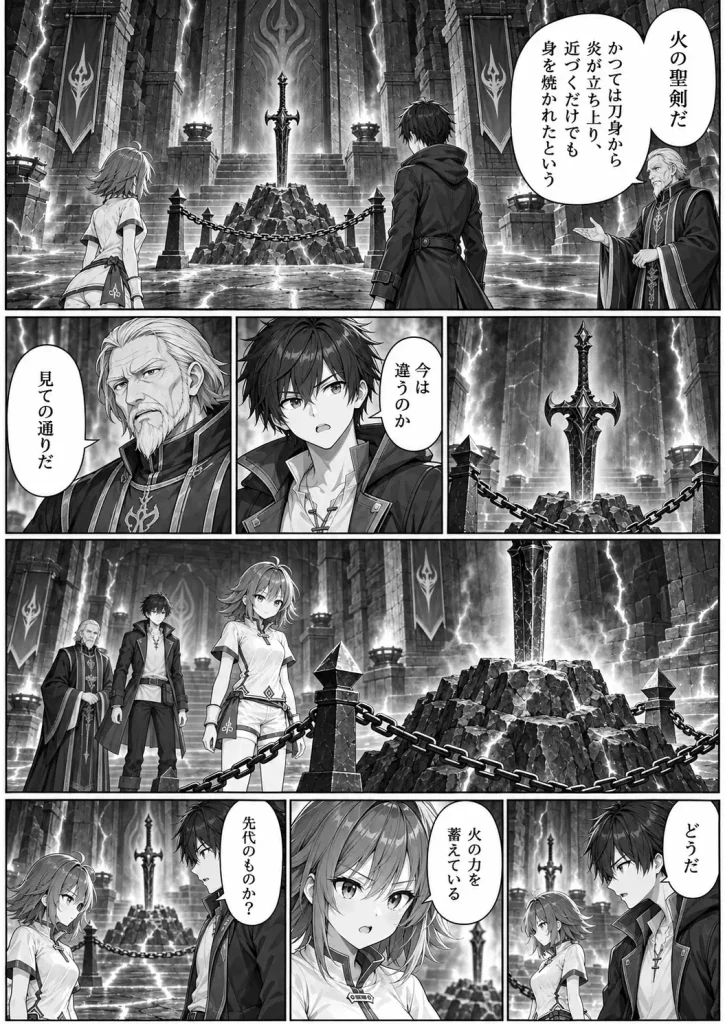 燃えない剣