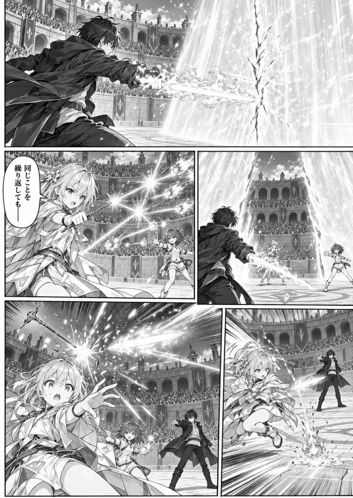 光の壁を斬る