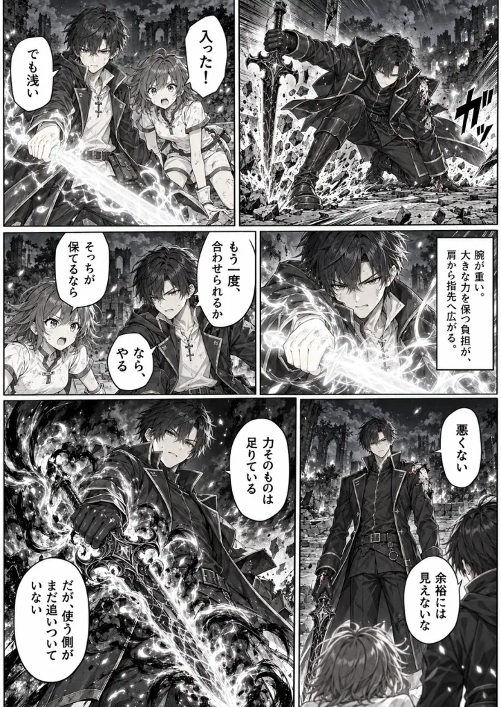 通じた一撃