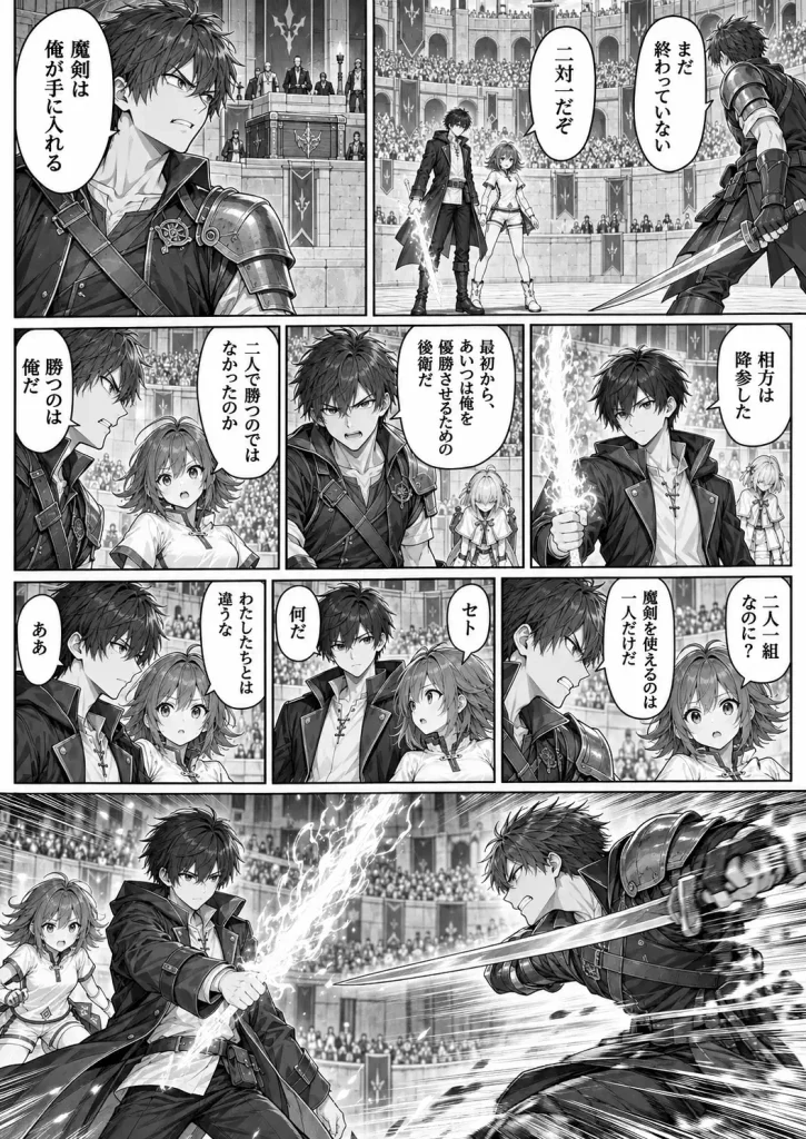 一人になった剣士