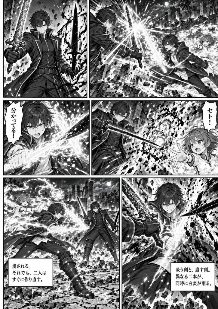 黒刃の割り込み