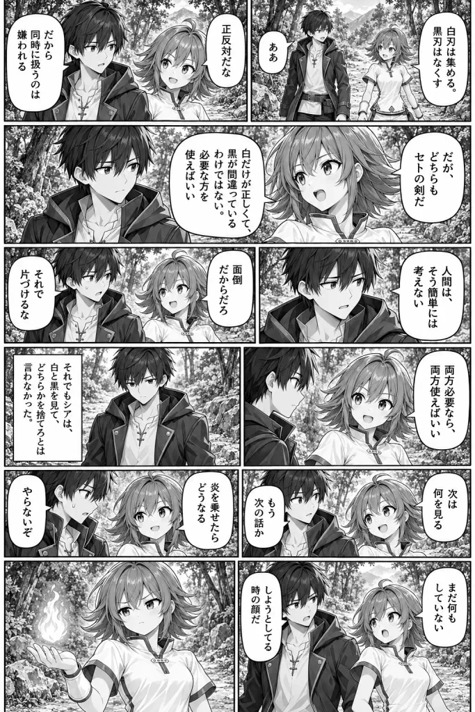 白と黒