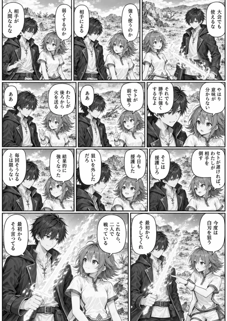 二人で戦う