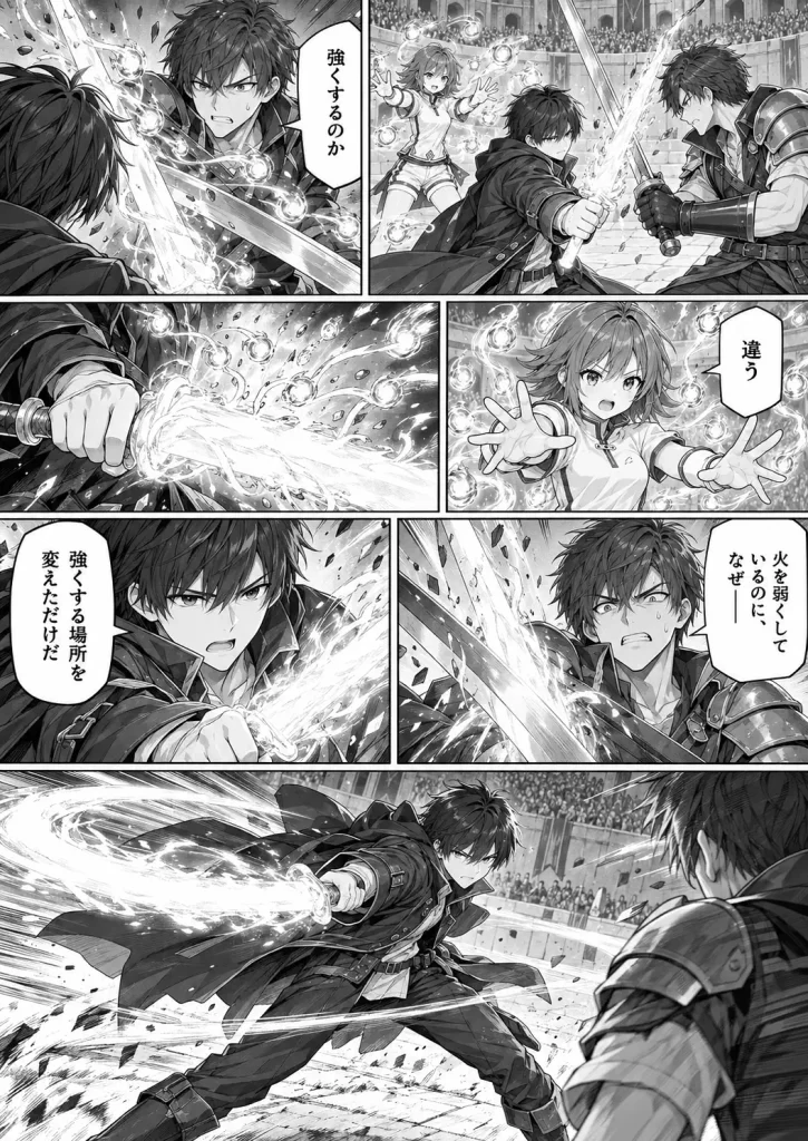 白炎を渡す