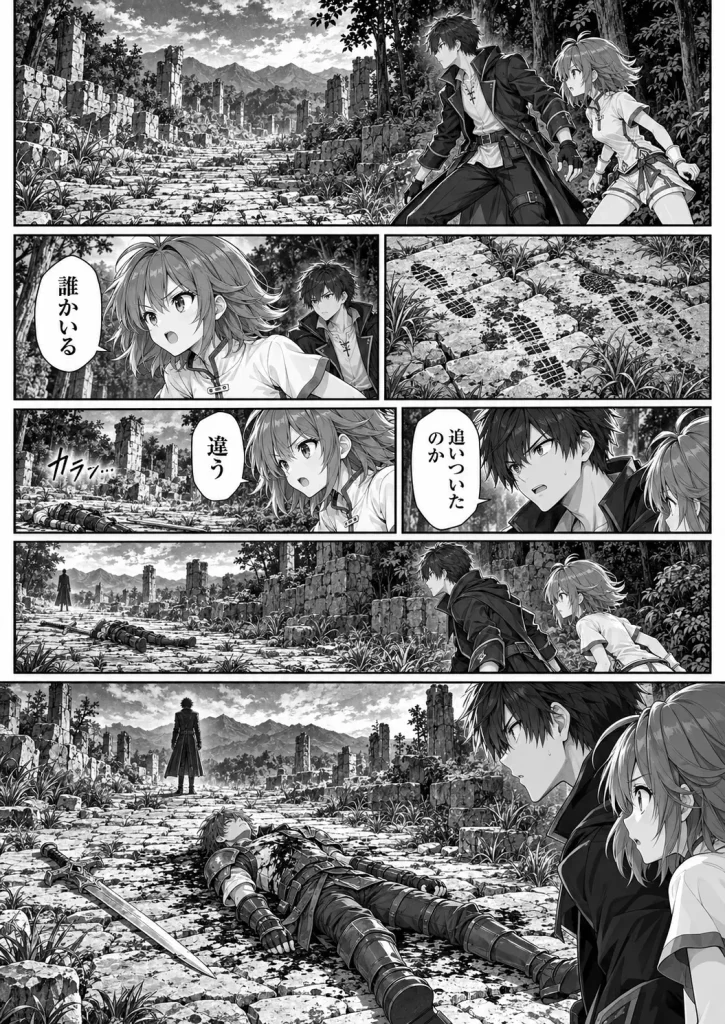 途切れた足跡