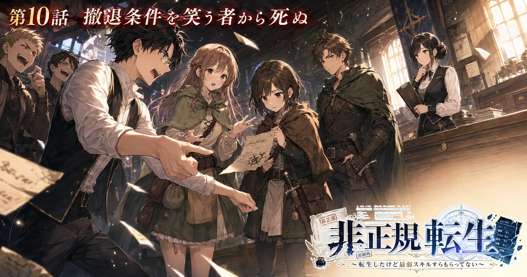 非正規転生～転生したけど最弱スキルすらもらってない～　第10話　撤退条件を笑う者から死ぬ
