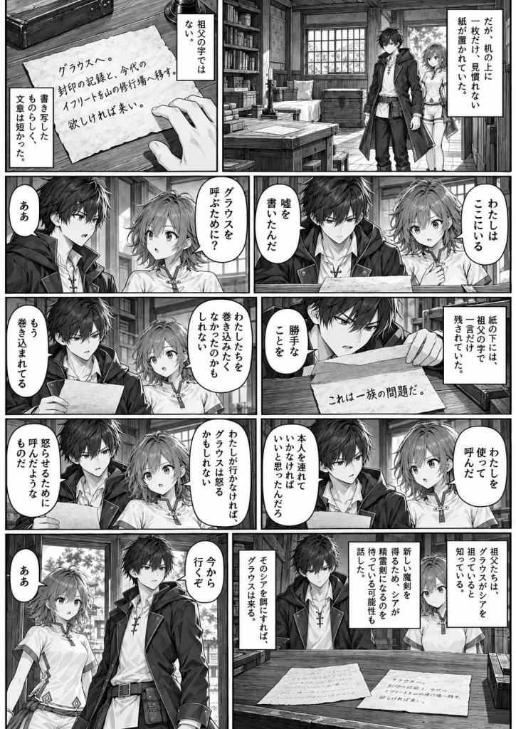 残された紙