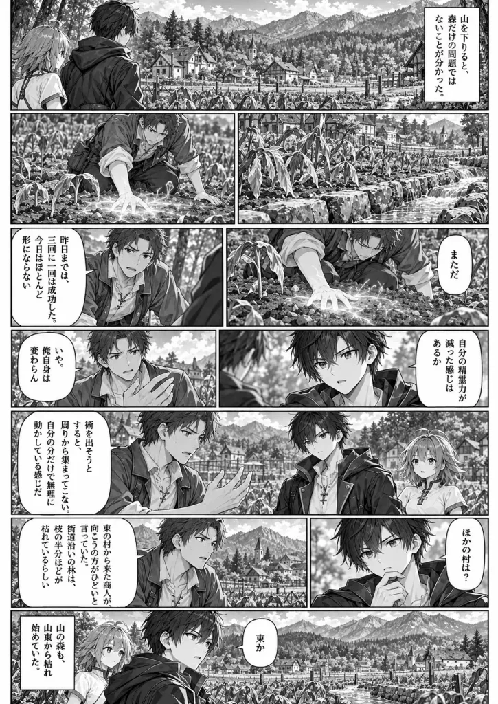 森の外でも