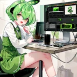 VOICEVOXとAivisSpeechキャラと一緒に！AviUtlを使った動画作成#3(バックグラウンド動画作成編)(ずんだもんアイキャッチ)